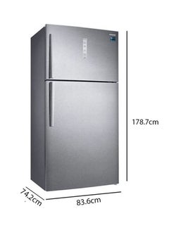 Samsung 810L Gross/ 585L Net Capacity , Top Mount Double Door Refrigerator, Frost Free, Rt58K7057Sl/Ae, Easy Clean Steel, Twin Cooling Plus With Digital Inverter Compressor (RT58K7057SL) 220 W RT81K7057SL Silver  - Image 5