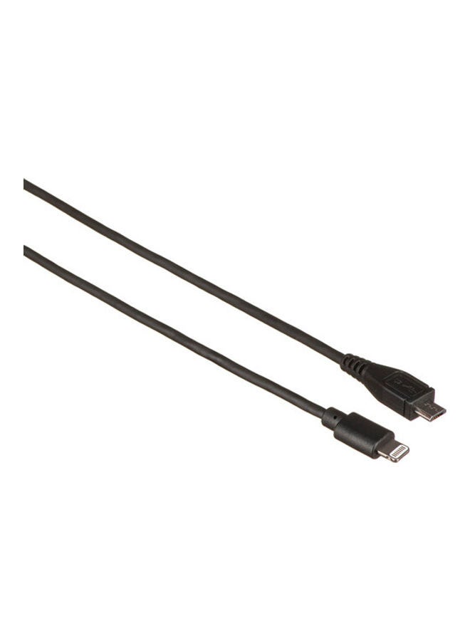 Shure - Lightning To Micro USB Cable AMV-LTG Black - Image 1