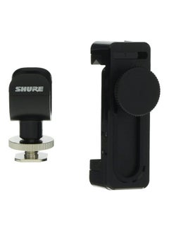 Shure Phone Clamp And Mic Clip For MV88+ AMV-PC Black  - Image 1