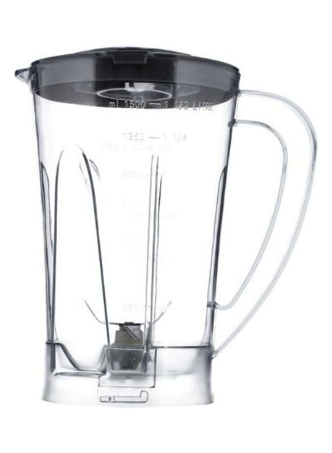 MEC - 2-In-1 Blender Plastic Blender Jar With 2 Speed And Pulse Control 1.5 L 350 W MEC2000 White/Grey - Image 1