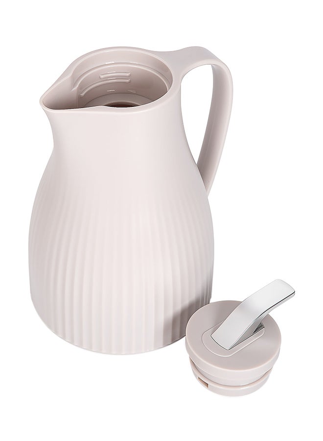 Dallaty Plastic Vacuum Flask White - Image 2