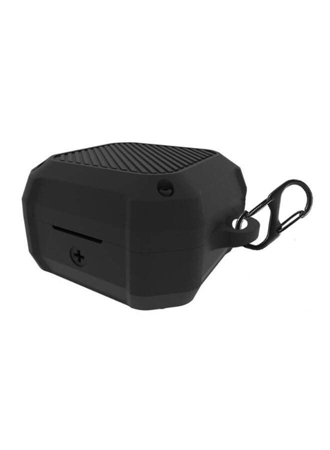 FITME Robust Silicone Case For Samsung Galaxy Buds Live/Buds Pro/Buds 2/Buds 2 Pro Black  - Image 1