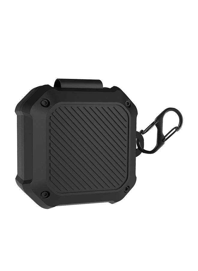 FITME Robust Silicone Case For Samsung Galaxy Buds Live/Buds Pro/Buds 2/Buds 2 Pro Black  - Image 2