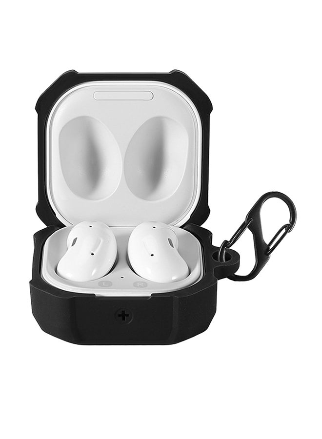FITME Robust Silicone Case For Samsung Galaxy Buds Live/Buds Pro/Buds 2/Buds 2 Pro Black  - Image 3