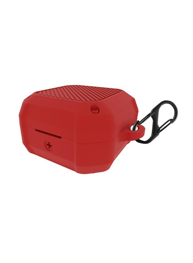 FITME Robust Silicone Case For Samsung Galaxy Buds Live/Buds Pro/Buds 2/Buds 2 Pro Red  - Image 1