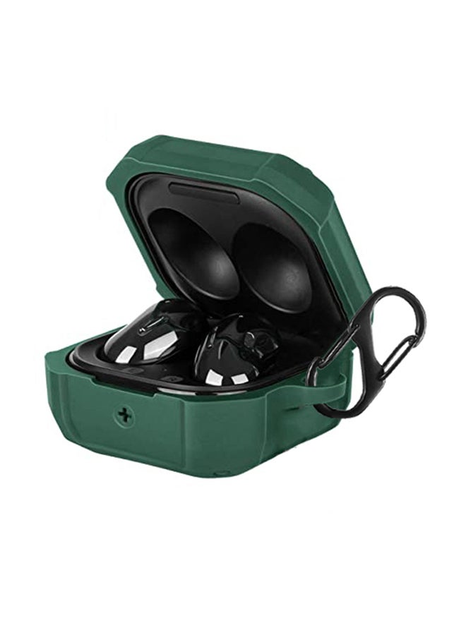 FITME Robust Silicone Case For Samsung Galaxy Buds Live/Buds Pro/Buds 2/Buds 2 Pro Green  - Image 2
