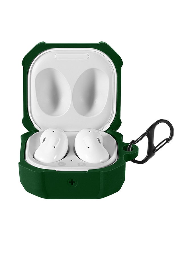 FITME Robust Silicone Case For Samsung Galaxy Buds Live/Buds Pro/Buds 2/Buds 2 Pro Green  - Image 4