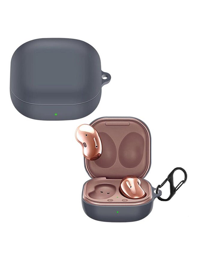 FITME 2 Piece Of Silicone Case For Samsung Galaxy Buds Live/Buds Pro/Buds 2/Buds 2 Pro Navy/Grey  - Image 5
