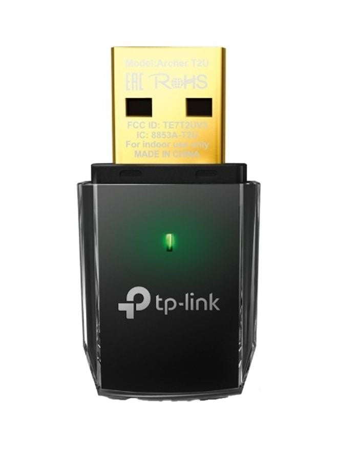 TP-LINK AC600 Wireless Dual Band USB Adapter Black  - Image 1
