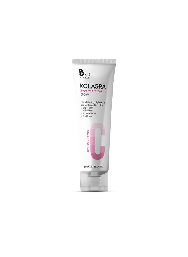 KOLAGRA - Kolagra Bikini Whitening Cream White 50ml - Image 1