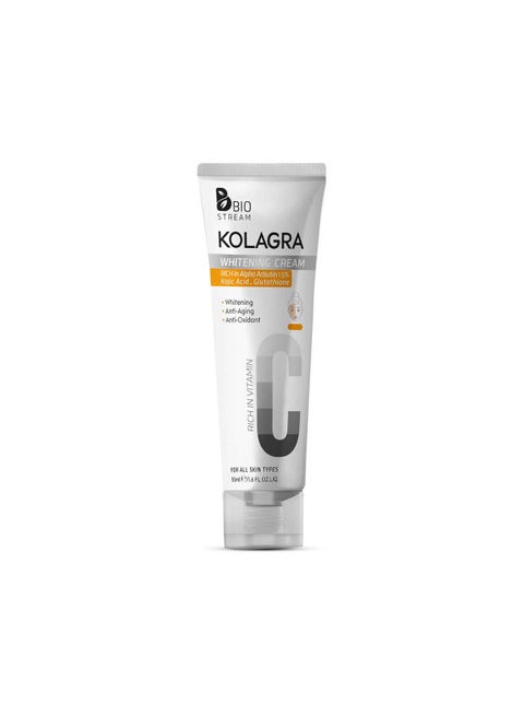 Kolagra Whitening Cream For Face With Alpha Arbutin White 50ml