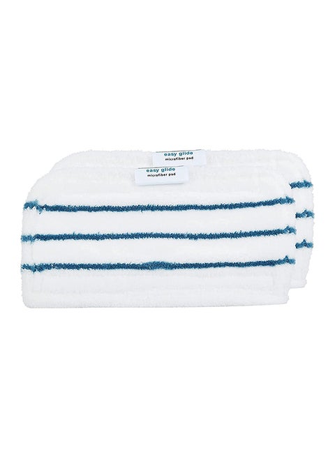 Steam Mop Replacement Pads (Pack of 2) FSMP20-XJ White/Blue