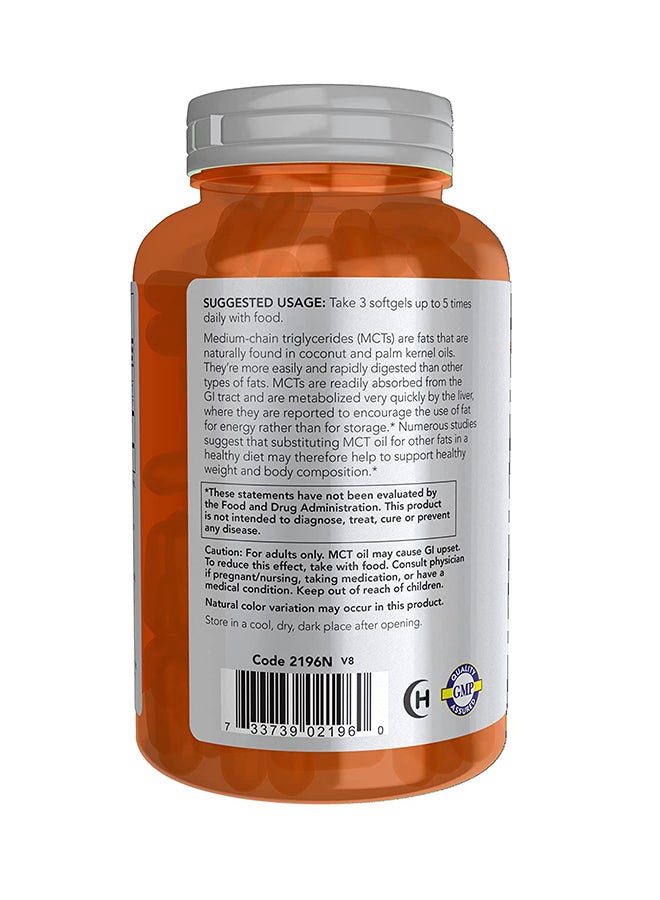 NOW Sports MCT Oil Softgels 1000mg 150'S