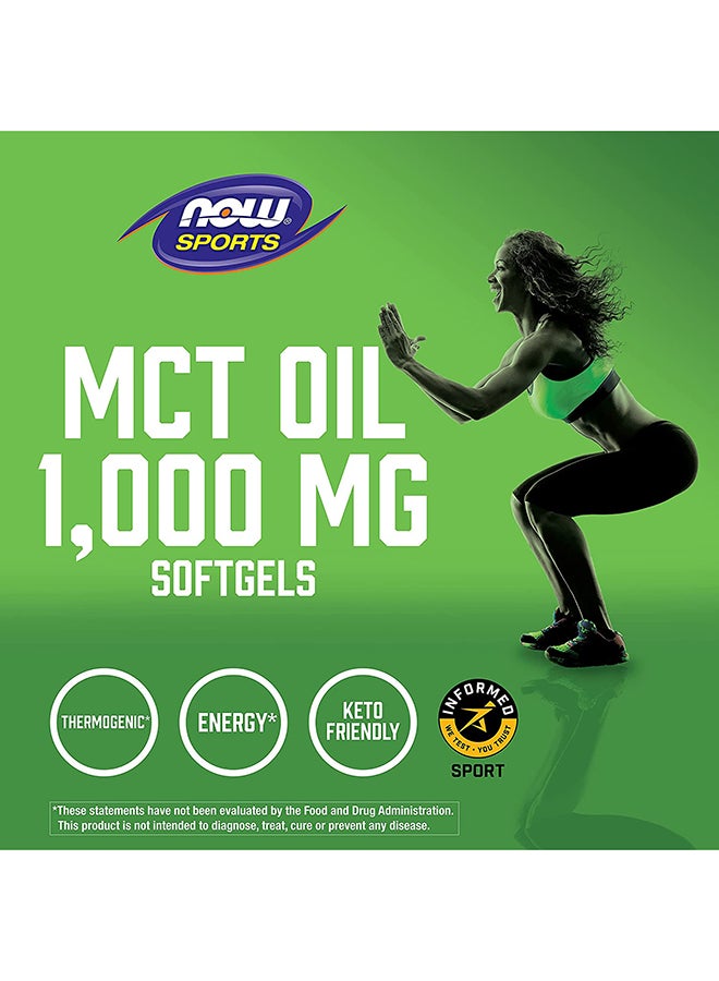 NOW Sports MCT Oil Softgels 1000mg 150'S