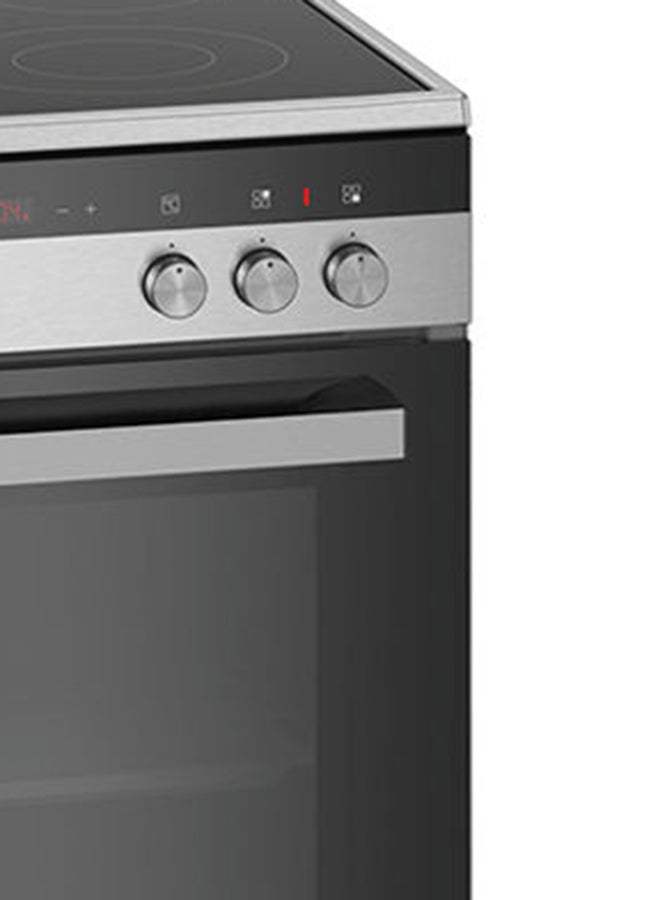 4 Burner Ceramic Electric Cooker 60 x 60 cm iQ300,1 year Warranty HK9R3A250M Grey