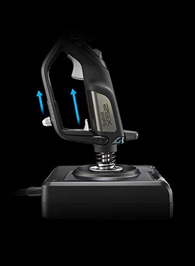 Logitech - X52 H.O.T.A.S. Throttle & Stick Simulation Controller - Image 1