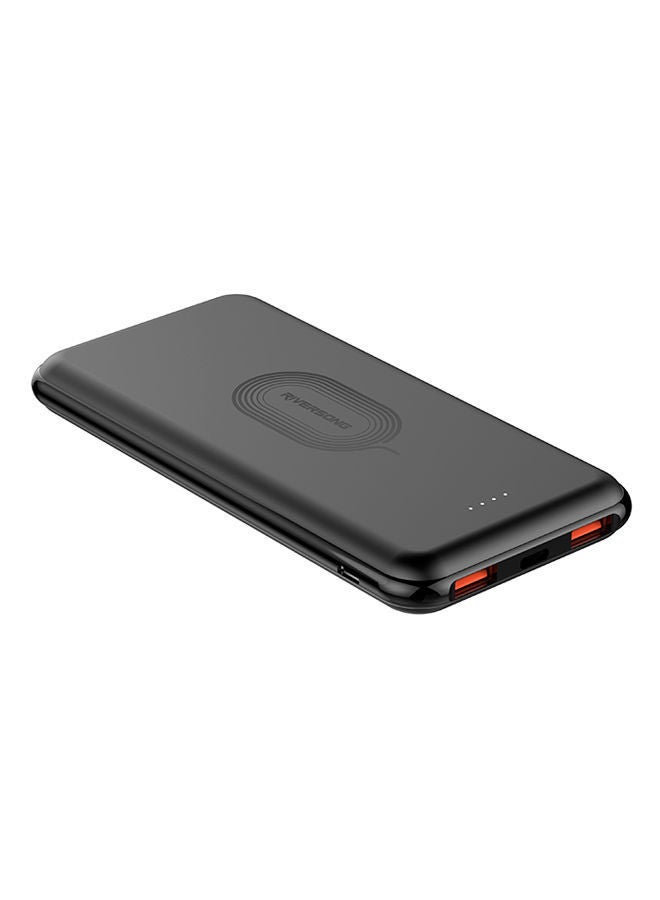 RIVERSONG 8000.0 mAh Gravity Wireless Charging Power Bank Black  - Image 1