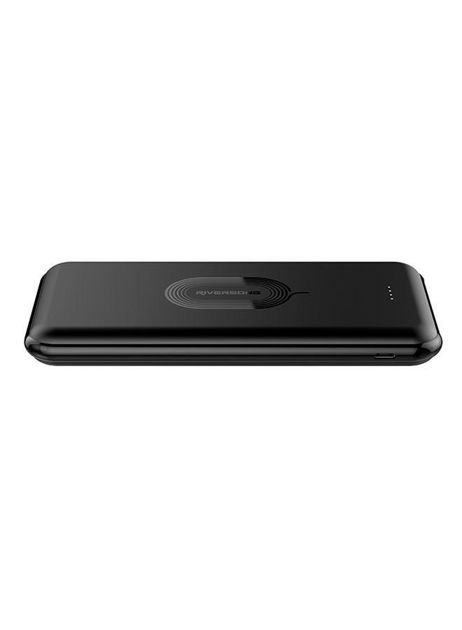 RIVERSONG 8000.0 mAh Gravity Wireless Charging Power Bank Black  - Image 2