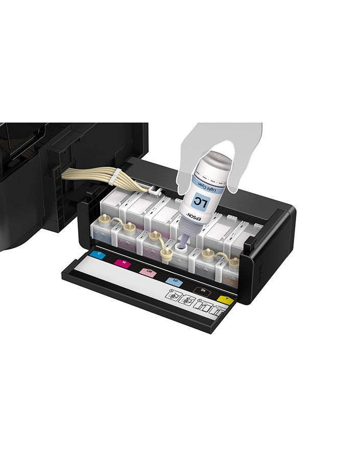 EPSON EcoTank L850 - 6-colour Photo Printer with Epson's Integrated Ink Tank System for Cost-Effective, Quality Photo Printing - Black  - Image 4