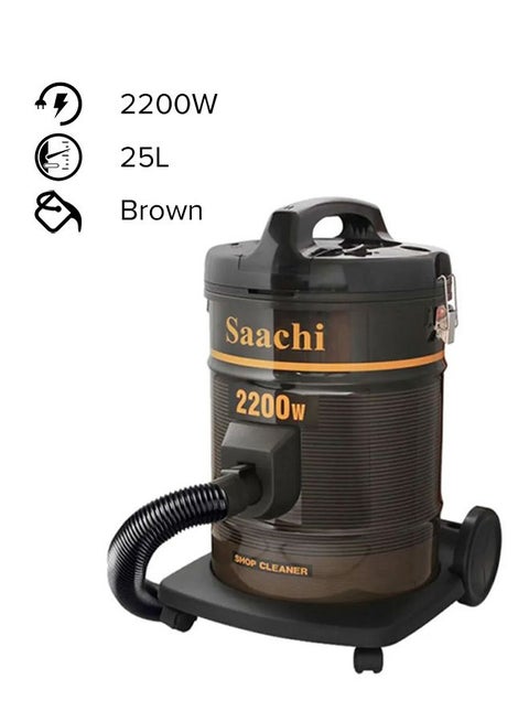 مكنسة كهربائية مع خاصية نفخ الهواء 2200 W NL-VC-1107-BR بني