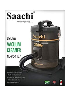 Saachi Vacuum Cleaner With Air Blowing Function 2200 W NL-VC-1107-BR Brown  - Image 2