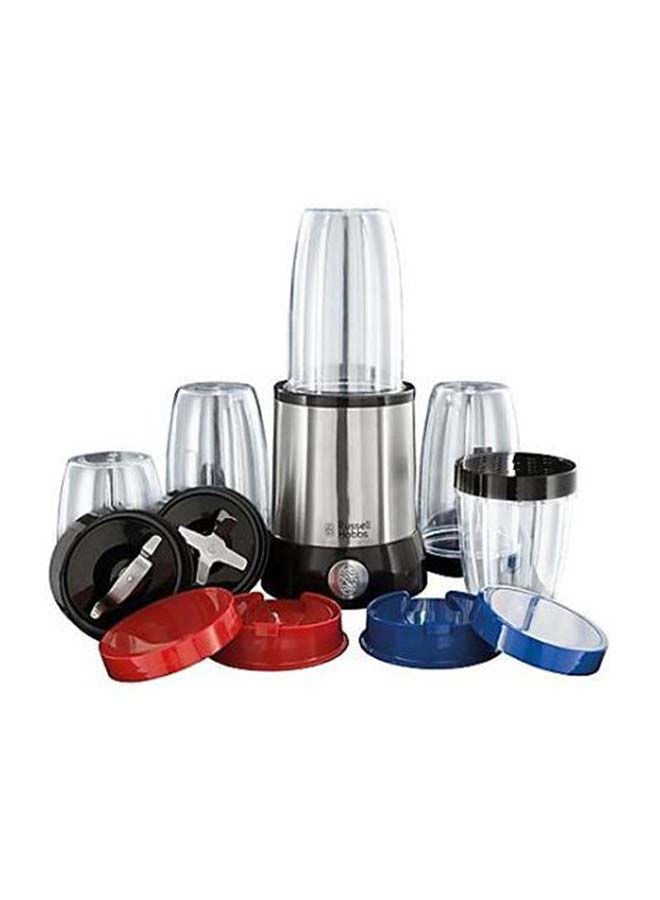 Russell Hobbs - Nutri Boost Food Blender Juicer 700W, 15 Pieces Set, Multi-Function High-Speed Blender Mixer System with Nutrient Extractor, Smoothie Maker, Dishwasher Safe 700 W 23180 Silver - Image 1