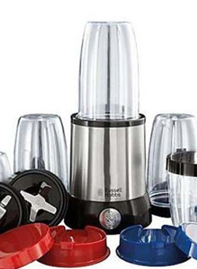 Russell Hobbs - Nutri Boost Food Blender Juicer 700W, 15 Pieces Set, Multi-Function High-Speed Blender Mixer System with Nutrient Extractor, Smoothie Maker, Dishwasher Safe 700 W 23180 Silver - Image 1