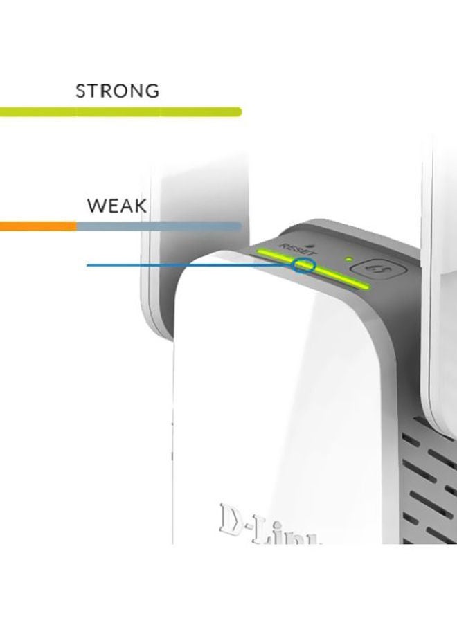 D-Link - DL-DAP1530 AC750 Plus Wi-Fi Range Extender White/Grey - Image 1