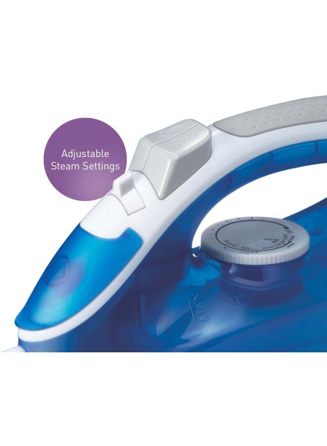 Panasonic NI-M300T Steam Iron Titanium Coated Soleplate Garment Care - 1800 Watt NI-M300T Blue/White  - Image 4