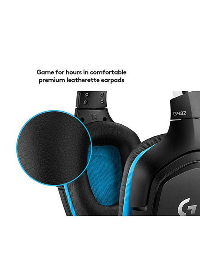 Logitech - G432 7.1 Surround Sound Gaming Headset With DTS Headphone - Image 1