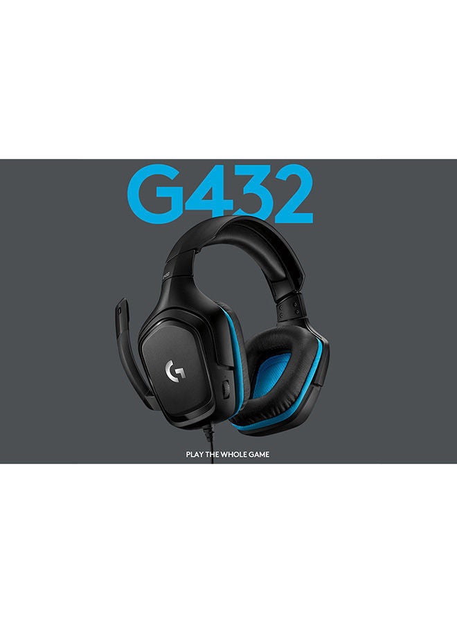 Logitech - G432 7.1 Surround Sound Gaming Headset With DTS Headphone - Image 1