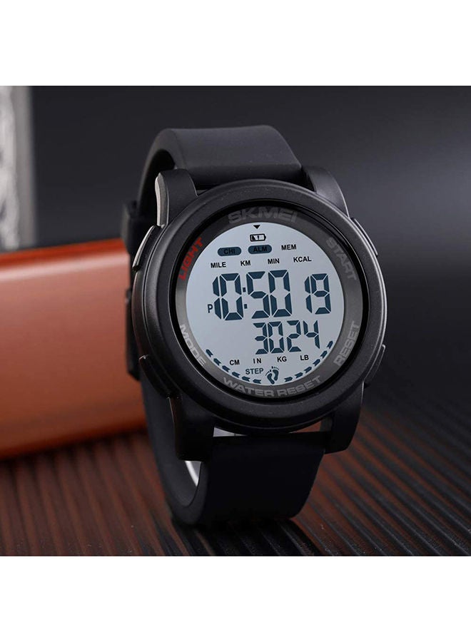 SKMEI - Men's Digital Waterproof Fitness Tracker Watch - Image 1