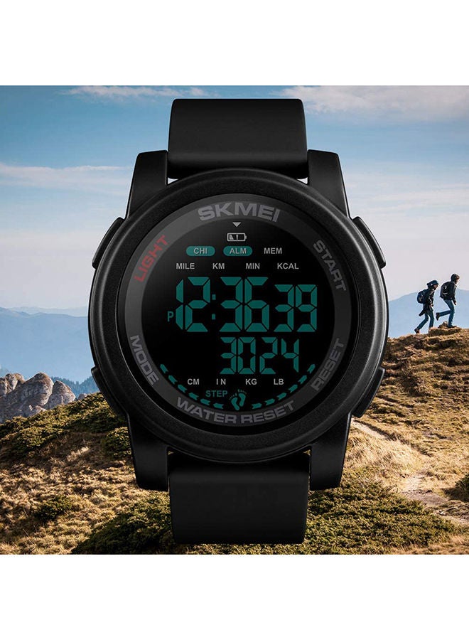 SKMEI - Men's Digital Waterproof Fitness Tracker Watch - Image 1