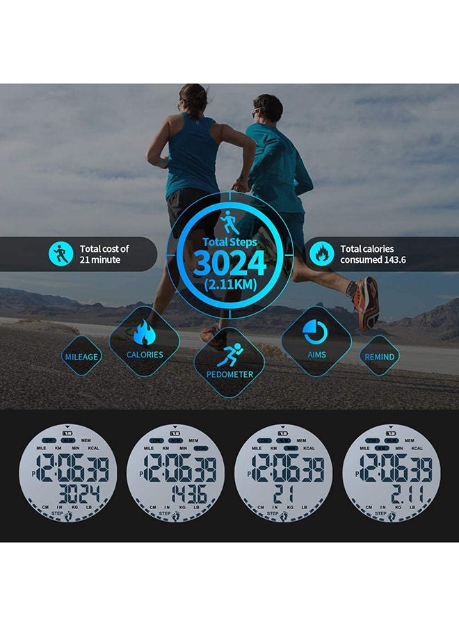 SKMEI - Men's Digital Waterproof Fitness Tracker Watch - Image 1
