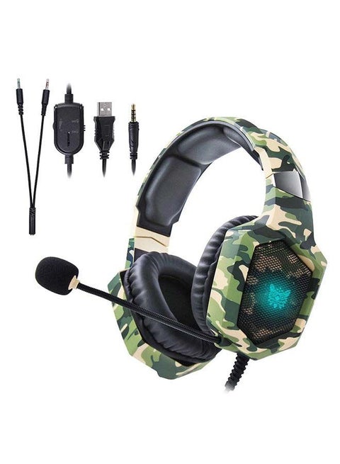 Stereo Over-Ear Gaming Headphones With Mic For PS4/PS5/XOne/XSeries/NSwitch/PC -wired
