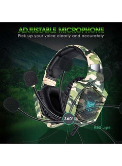 onikuma Stereo Over-Ear Gaming Headphones With Mic For PS4/PS5/XOne/XSeries/NSwitch/PC -wired  - Image 5