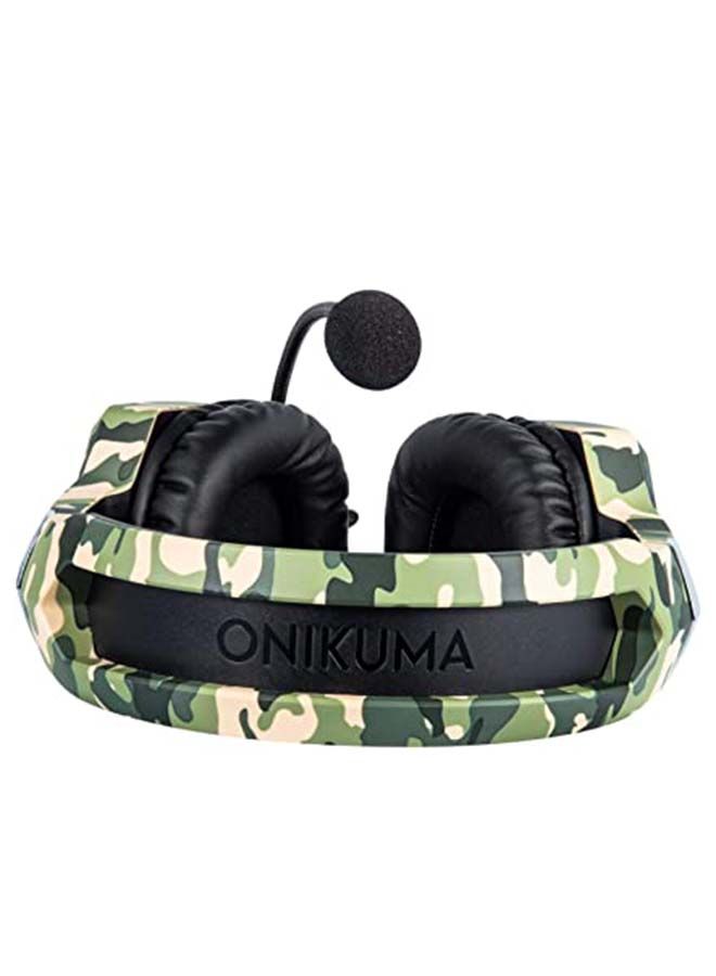 onikuma - Stereo Over-Ear Gaming Headphones With Mic For PS4/PS5/XOne/XSeries/NSwitch/PC -wired - Image 1