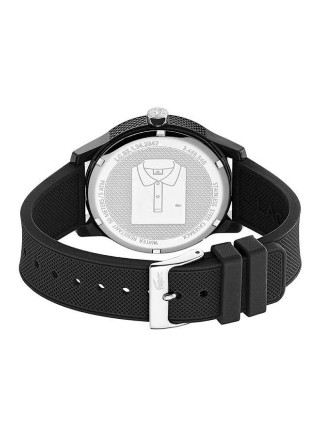 LACOSTE Men's L1212 Silicone Analog Wrist Watch 2010986 - Image 2