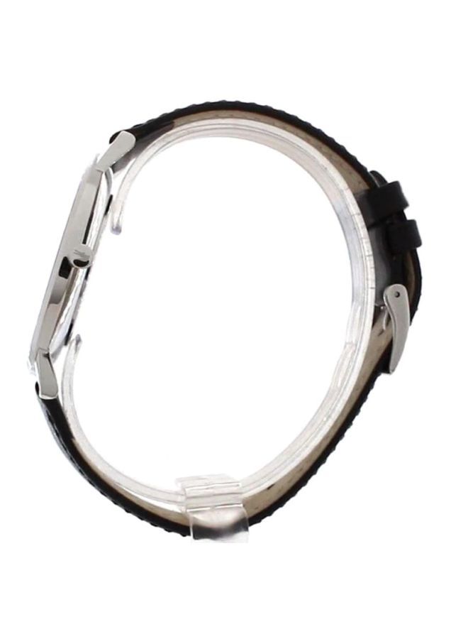 LACOSTE Men's Moon - Nov18 Leather Analog Wrist Watch 2011016 - 41 mm - Black - Image 4