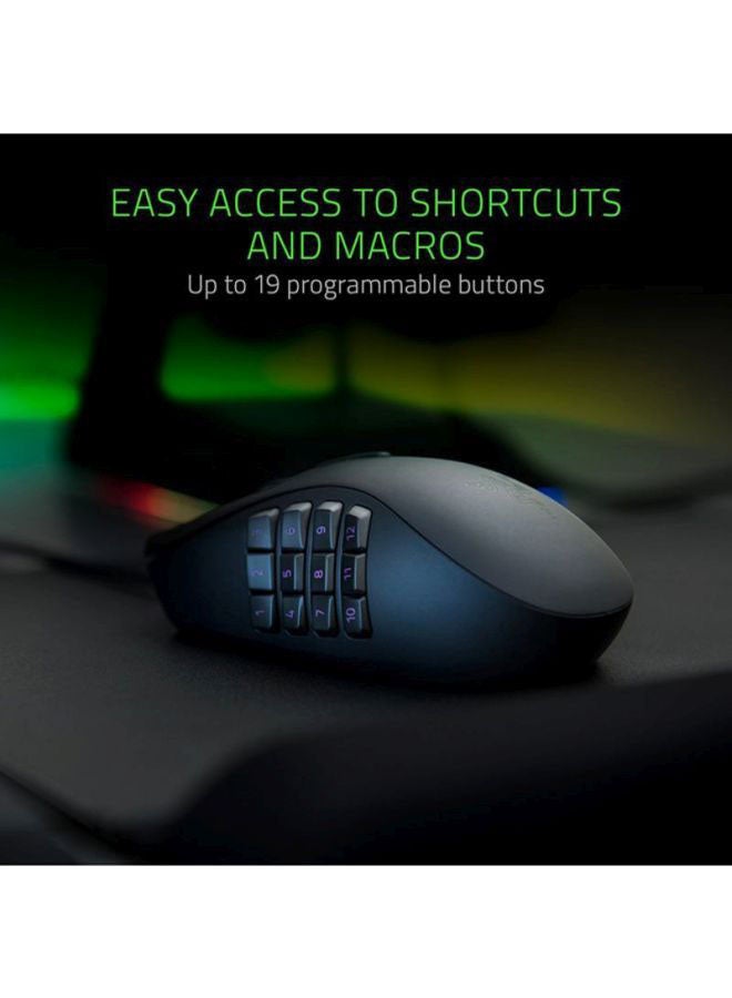 RAZER - Razer Naga Trinity Gaming Mouse: 16,000 DPI Optical Sensor - Chroma RGB Lighting - Interchangeable Side Plate w/ 2, 7, 12 Button Configurations - Mechanical Switches - Image 1