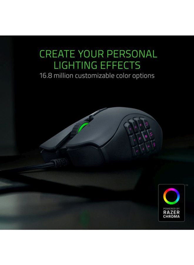 RAZER - Razer Naga Trinity Gaming Mouse: 16,000 DPI Optical Sensor - Chroma RGB Lighting - Interchangeable Side Plate w/ 2, 7, 12 Button Configurations - Mechanical Switches - Image 1