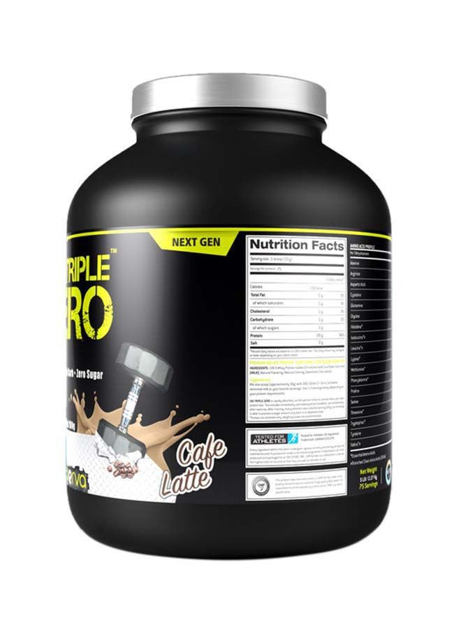 Iso Triple Zero Next Generation Whey Protein Isolate- Cafe Latte Flavour 5 LB