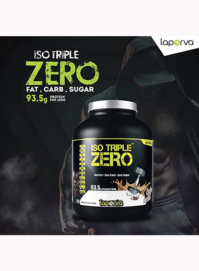 Iso Triple Zero Next Generation Whey Protein Isolate- Cafe Latte Flavour 5 LB