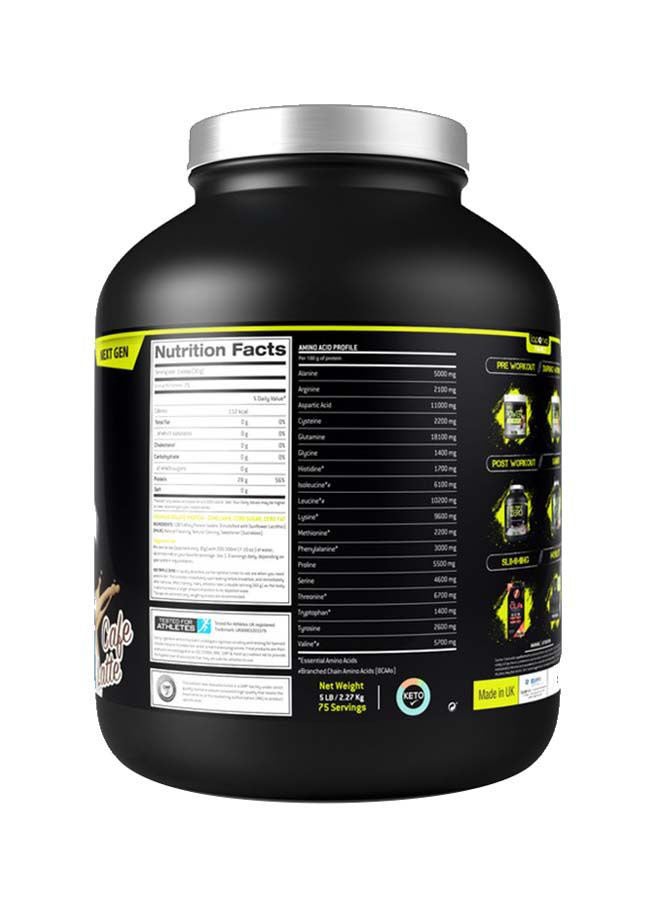 Iso Triple Zero Next Generation Whey Protein Isolate- Cafe Latte Flavour 5 LB