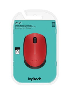 Logitech M171 Wireless Mouse Red  - Image 2