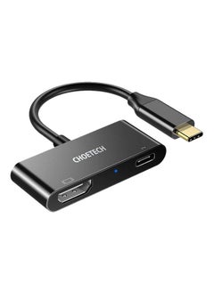 CHOETECH USB C To HDMI Adapter Black  - Image 1