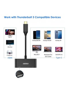 CHOETECH USB C To HDMI Adapter Black  - Image 3