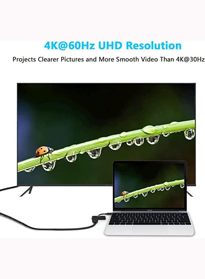 CHOETECH - USB C To HDMI Adapter Black - Image 1