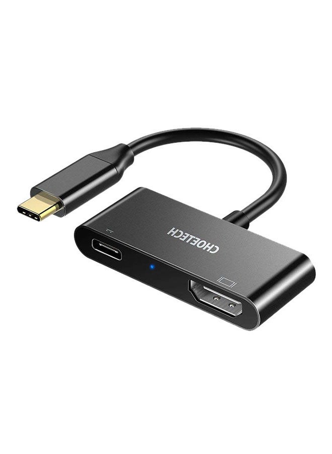 CHOETECH - USB C To HDMI Adapter Black - Image 1
