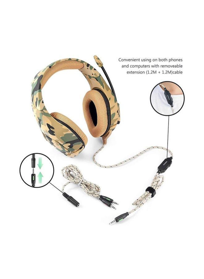 onikuma - Wired Over-Ear Gaming Headphones With Mic For PS4/PS5/XOne/XSeries/NSwitch/PC - Image 1